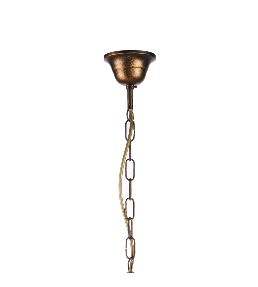 LAMPADARIO 5 LUCI ONLI "DELIA" BRONZO E14